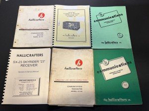 Lot of Hallicrafters User Manuals