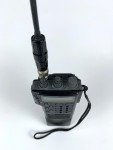 Standard C528A Twin Band Ham Radio Transceiver Black Vintage Japan PARTS READ