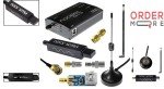 HF UHF VHF Software Defined Radio Set Bundle with Upconverter Antennas Adapter