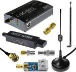 HF UHF VHF Software Defined Radio Set Bundle with Upconverter Antennas Adapter
