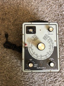 hallicrafters hc-1 capacitance resistance tester As Is Turns On AT