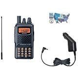Yaesu FT-60R Handheld Radio Bundle with Diamond SRH77CA High Gain Antenna, Yaesu SDD-13 12V DC Adapter, and HAM Guides Quick Reference Card