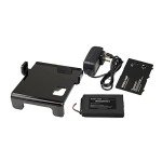 WINDCAMP FT-818 3000mah Polymer Lithium Battery Charger Battery Cover w/Stand for Yaesu Ft-818 FT-817 Black