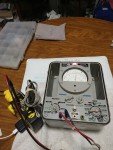 MILITARY MULTIMETER TS-505D/U VINTAGE TESTER FOR COLLECTORS VERY NICE CONDITION.