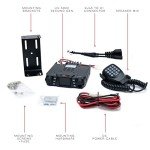 BTECH UV-50X2 (Second Gen.) Mobile 50 Watt Dual Band Base, Mobile Radio: VHF, UHF Amateur (Ham)