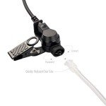 Bommeow 10 Pack BCT22-M1 Earpiece w/Mic Compatible with Motorola CP200D CP100D R2 DEP450 BPR40D CP200 CP185 BPR40 Yaesu FT-65 FT-25 FT-4X/V XiR P3688