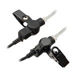 Bommeow 10 Pack BCT22-M1 Earpiece w/Mic Compatible with Motorola CP200D CP100D R2 DEP450 BPR40D CP200 CP185 BPR40 Yaesu FT-65 FT-25 FT-4X/V XiR P3688