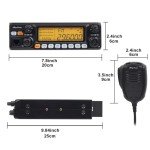 AnyTone AT-5555N II 10 Meter Radio for Truck, with CTCSS/DCS Function, High Power Output 60W AM PEP,50W FM,SSB 60W (AT-5555N II with CTCSS/DCS)
