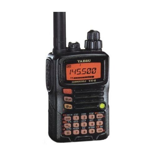 Yaesu VX-6R Tri-Band Portable Transceiver with Dual Band Antenna