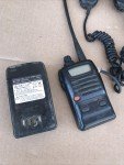 2 Yaesu Vertex Standard VX10 FM Transceiver UHF Japan With My-34 Microphones