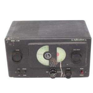 Hallicrafters S-38B HAM Radio Shortwave Receiver, Untested, No Power Cable