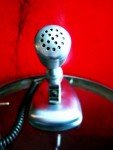 Vintage 1950's Collins Radio Co / Turner 95D dynamic microphone harp Hi Z w more
