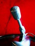Vintage 1950's Collins Radio Co / Turner 95D dynamic microphone harp Hi Z w more