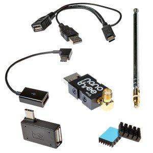 NESDR Nano 3 USB-C OTG Bundle - RTL-SDR USB On-The-Go Bundle for USB-C Devices