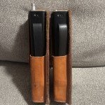 Vintage SONY CB-107W Transceivers Made in Japan W/Leather Cases  (Not tested)