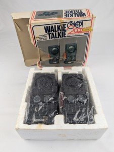Vintage Concept 2000 Walkie Talkie Portable Transceivers Morse Code  M #602