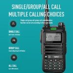Radtel RT-4D DMR Radio 1024 Channels Walkie Talkie, Dual Band Dual Mode Analog/Digital Two Way Radio, Dual Time Slot Tier 1+2, Ham Radio UHF VHF Spectrum