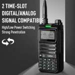 Radtel RT-4D DMR Radio 1024 Channels Walkie Talkie, Dual Band Dual Mode Analog/Digital Two Way Radio, Dual Time Slot Tier 1+2, Ham Radio UHF VHF Spectrum