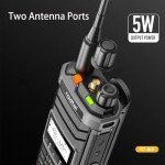 Radtel RT-860 Multi Band Ham Radio HF UHF VHF Dual Band with AM USB LSB CW CB LW MW SW SSB Reception, 1024 Channels, 2000mAh Battery, Type-C Charging (with SW/MW Antennas)