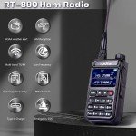 RT-890 Ham Radio 999 Channels Full Band Long Range Handheld Walkie Talkie AM Air