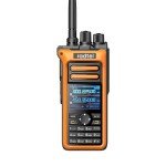 Radtel RT-752 10W Ham Radio, Handheld 500CH Air Band Receiver Walkie Orange 
