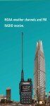 8W Full Band Ham Radio Walkie Talkie 256CH Air Band 2-Way Radio Station Aviation