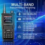 Radtel RT-470X Multi-Band Ham Radio 256CH Aviation Air Band Standard 