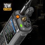 Radtel RT-880 Walkie Talkie 10W Portable Ham Radio 1024 Channels HF CB SSB Rx with Cross-Band Repeater, 2.4 Inch Color Display, 2400mAh Rechargeable Battery,