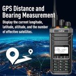 Radtel RT-860G GPS Version Multi Band Ham Radio HF UHF VHF Dual Band with AM USB LSB CW CB LW MW SW SSB Reception, 1024 Channels, 2000mAh Battery, Type-C Charging