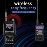 (2 Gen) Radtel RT-470X Plus Tri Band Ham Radio (Mobile App Bluetooth Programming) 256CH Aviation Air Band Radio Long Range Handheld Walkie Talkie NOAA USB-C Rechargeable AM FM