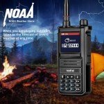 (2 Gen) Radtel RT-470X Plus Tri Band Ham Radio (Mobile App Bluetooth Programming) 256CH Aviation Air Band Radio Long Range Handheld Walkie Talkie NOAA USB-C Rechargeable AM FM