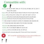 radtel Walkie Talkie Bluetooth Headset, Bluetooth Earpiece with Noise Cancelling Mic, Compatible RT-470X BaoFeng Kenwood Quansheng Radios uv-k5 uv-5r & More.