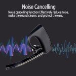 radtel Walkie Talkie Bluetooth Headset, Bluetooth Earpiece with Noise Cancelling Mic, Compatible RT-470X BaoFeng Kenwood Quansheng Radios uv-k5 uv-5r & More.