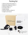 radtel Walkie Talkie Bluetooth Headset, Bluetooth Earpiece with Noise Cancelling Mic, Compatible RT-470X BaoFeng Kenwood Quansheng Radios uv-k5 uv-5r & More.