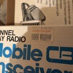 GE 3-5801 Mobile CB Radio Transceiver Vintage, 40 Channel, Two-Way, Compact