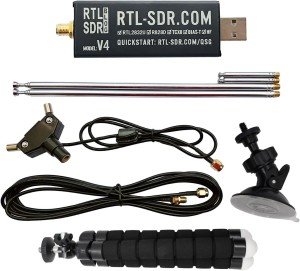 V4 R828D RTL2832U 1PPM TCXO HF Bias Tee SMA Software Defined Radio with Dipol...