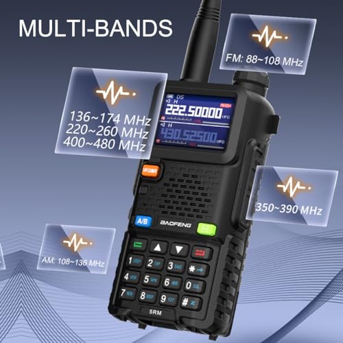 BAOFENG 5RM Handheld Multi-Band Amateur Radio Transceiver
