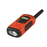 Motorola Solutions, Portable FRS, T605_H2O, Talkabout, Two Way Radios Waterproof Walkie Talkie Emergency Preparedness, Rechargeable, 22 Channel, 35 Mile, Orange W/Black, 2 Pack