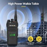 Retevis NR30D DMR 2 way Radio Handheld,Compatible with Motorola R2 CP100D CP200D Walkie Talkie,Professional Two Way Radio Long Range,Noise Canceling,IP67 Waterproof,for Jobsite Industry supply(4 Pack)