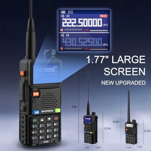 BAOFENG 5RM Handheld Multi-Band Amateur Radio Transceiver