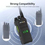 Retevis NR30D DMR Two Way Radio,Compatible with Motorola R2 CP100D CP200D 2 Way Radio,Professional Walkie Talkie Long Range,IP67 Waterproof,Noise Canceling,Hidden Display,for School Government(2 Pack)
