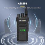 Retevis NR30D DMR 2 way Radio Handheld,Compatible with Motorola R2 CP100D CP200D Walkie Talkie,Professional Two Way Radio Long Range,Noise Canceling,IP67 Waterproof,for Jobsite Industry supply(4 Pack)