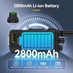 Retevis NR30D DMR 2 way Radio Handheld,Compatible with Motorola R2 CP100D CP200D Walkie Talkie,Professional Two Way Radio Long Range,Noise Canceling,IP67 Waterproof,for Jobsite Industry supply(4 Pack)