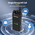 Retevis NR30D DMR 2 way Radio Handheld,Compatible with Motorola R2 CP100D CP200D Walkie Talkie,Professional Two Way Radio Long Range,Noise Canceling,IP67 Waterproof,for Jobsite Industry supply(4 Pack)
