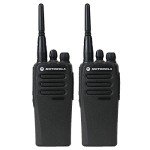 2 Pack of Motorola CP200d UHF Two Way Radios