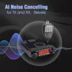 AnyTone AT-588Max Mobile Ham Radio Transceiver, 70W VHF Radio for Car, 510 Channels, AI Noise Cancelling, for Car, Truck, Off-Road, Emergency Communication