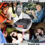 AnyTone AT-588Max Mobile Ham Radio Transceiver, 70W VHF Radio for Car, 510 Channels, AI Noise Cancelling, for Car, Truck, Off-Road, Emergency Communication