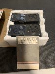 NOS Vintage Concept 2000 Walkie Talkie Portable Transceivers Morse Code  M #602