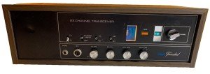 Vintage 1960s 60s 1970s 70s TRINIDAD CB Radio TRANSCEIVER 23 CHAN SBE-11CB Wood