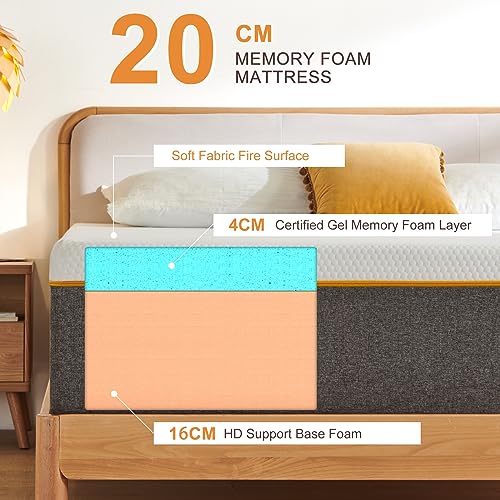 Comfy 4ft6 Double Memory Foam Mattress